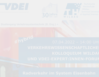 Einladung zum Verkehrswissenschaftlichen Kolliquium und VDEI Expert:innenforum