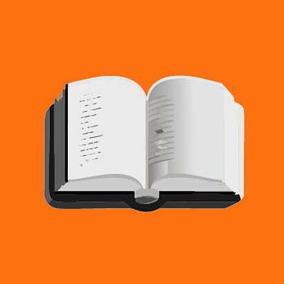 Stilisierte Grafik eines aufgeklappten Buchs.