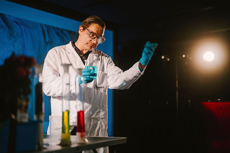 Science Slam von Christian Dreyer in der Präsenzstelle Fürstenwalde (Bild: Alexander Rentsch)