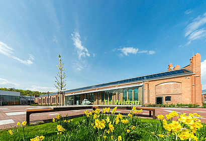Blick auf die Halle 17