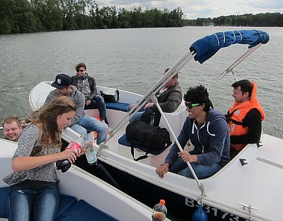 Kollision auf dem See in Bad Sarow