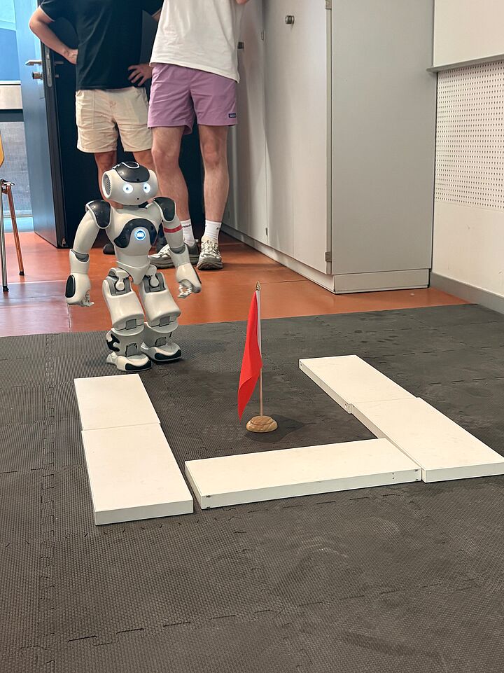 NAO Roboter in der Lehrveranstaltung Robotik 2