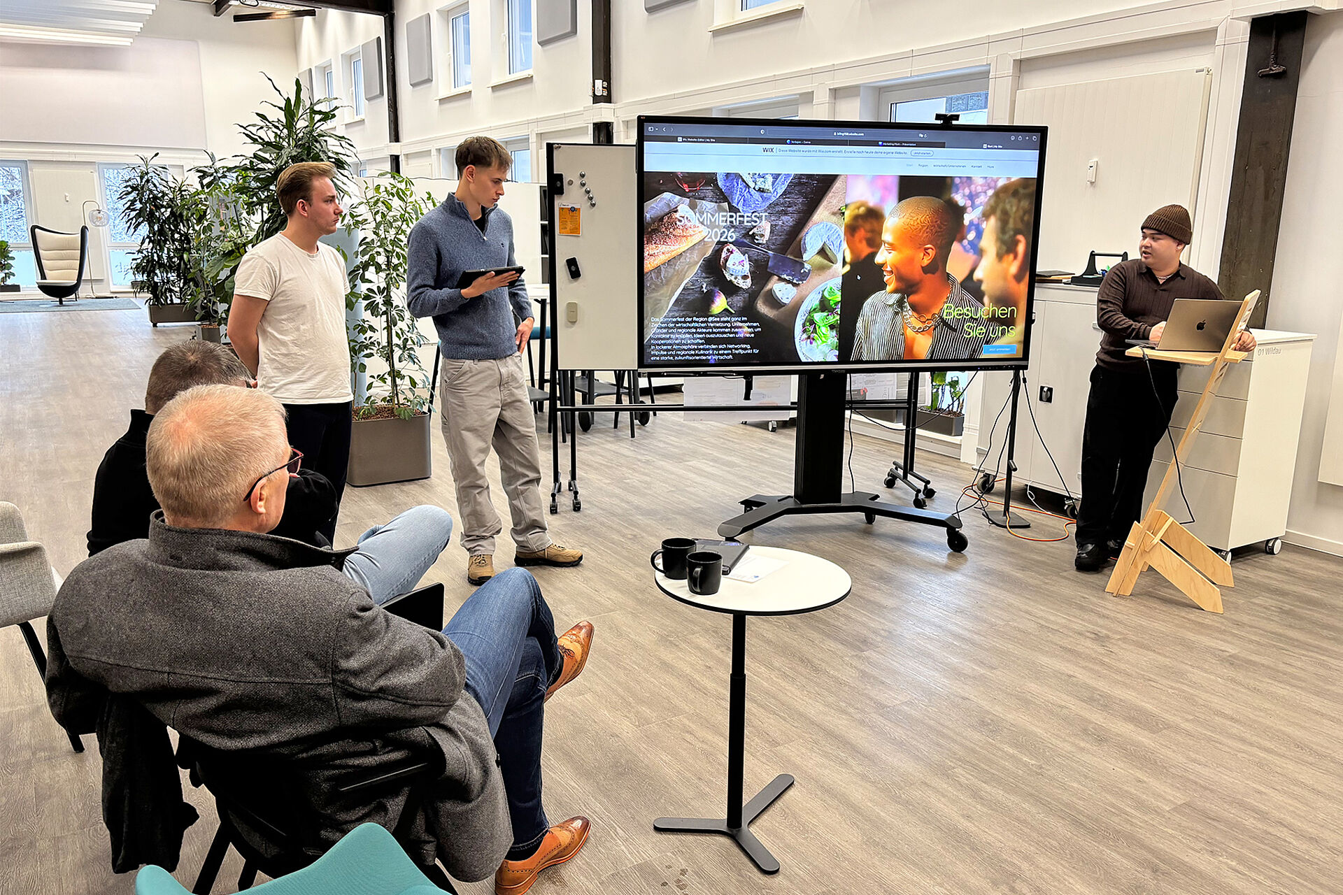 Präsentation im Opp:Lab