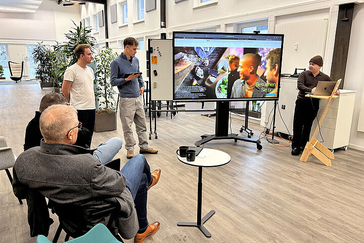 Präsentation im Opp:Lab