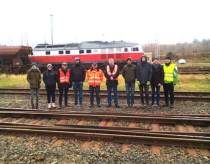 20171201 studentische Exkursion zum Rail & Logistic Center Wustermark