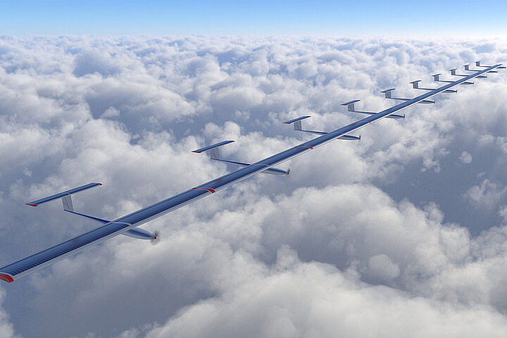 Modellierung der Verbundflugzeuge in der Luft