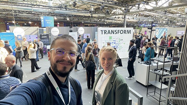 Ray Trautwein und Anne Fiedler-Siebert auf der Transform 2026