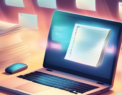 Zu sehen ist ein gezeichneter Laptop mit Papier im Hintergrund