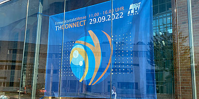 Banner der THCONNECT in Halle 17