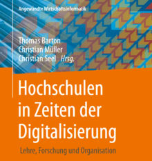 Auf der Abbildung ist das Cover des Buches "Hochschulen in Zeiten der Digitalisierung" zu sehen.