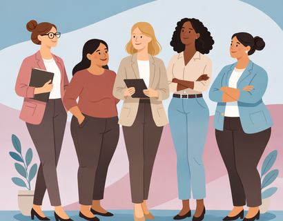 mit Hilfe von Chat GPT erstellten Bild, welches unterschiedliche Mentorinnen zeigt