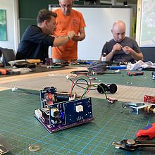 Löten und Radfahren für die Wissenschaft: OpenBikeSensor-Workshops im ViNN:Lab und Gewerbehof